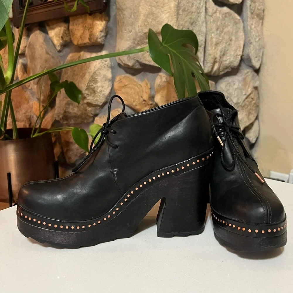 RAG & BONE Inez Desert Clog Boots Size 9 - Picture 6 of 15